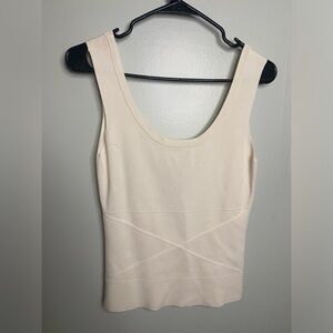 Cache’ Small Ivory Off White Sleeveless Tank Blouse Small